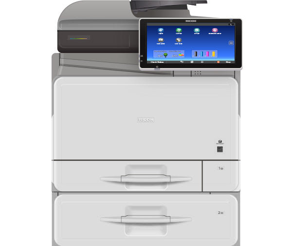 Ricoh MP C307 Color Laser Multifunction Printer LIKE NEW ONLY 8K COUNTER