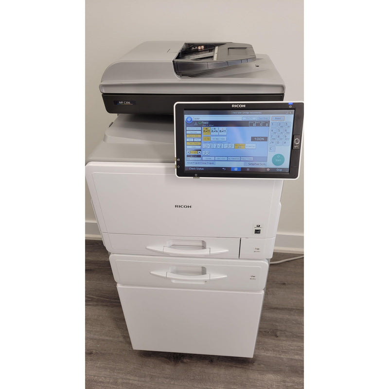 Ricoh MP C306Z Color Laser Multifunction Desktop Printer ONLY 13K METER