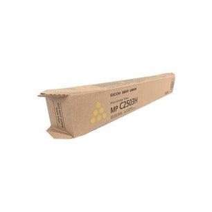 Ricoh MP C2503 Print Cartridge Yellow 841919 Genuine - Maple Copiers Inc.