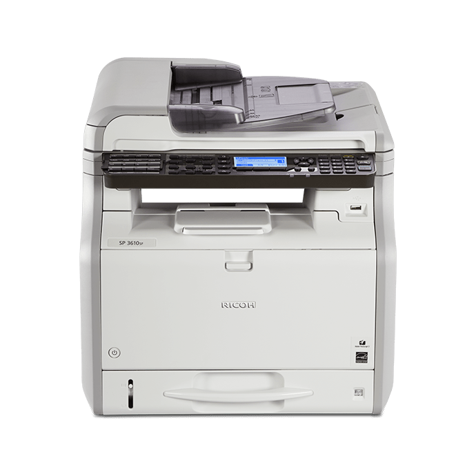 Repossessed Ricoh MP 3610SF Black & White MFP (Copy/Print/Scan/Fax) - Maple Copiers Inc.