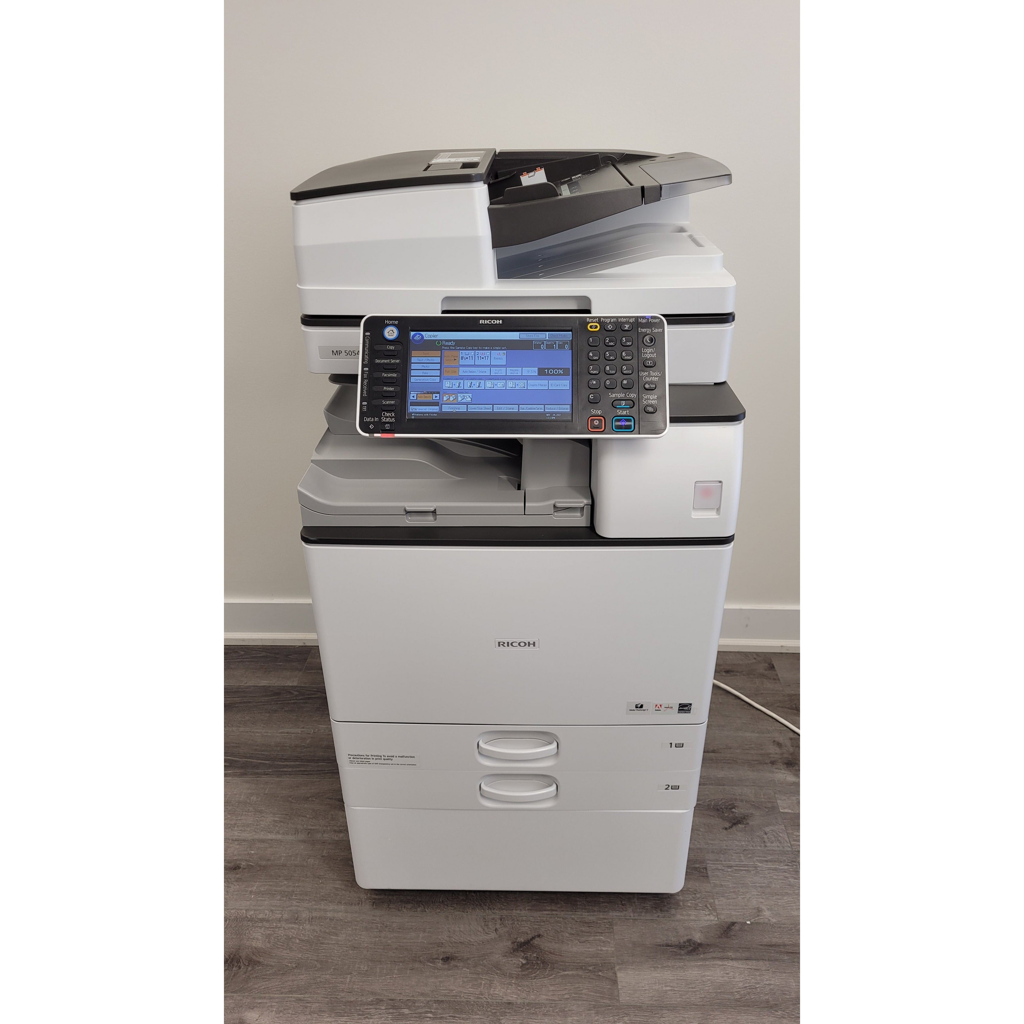 Ricoh MP 5054 B/W Copier Laser Multifunction Printer Fast Printing For Office