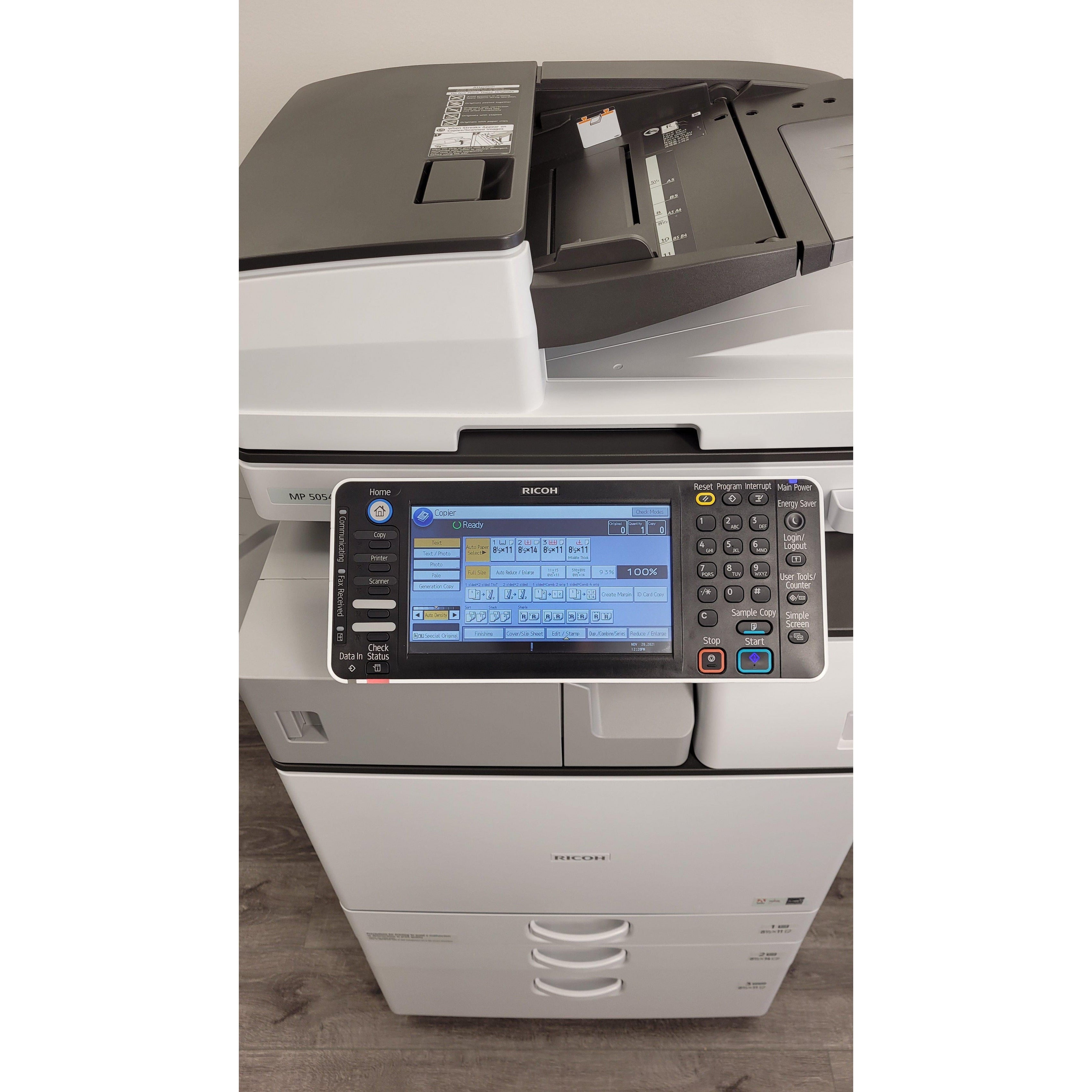 Ricoh MP 4054 B/W Copier Laser Multifunction Printer Fast Printing 11X