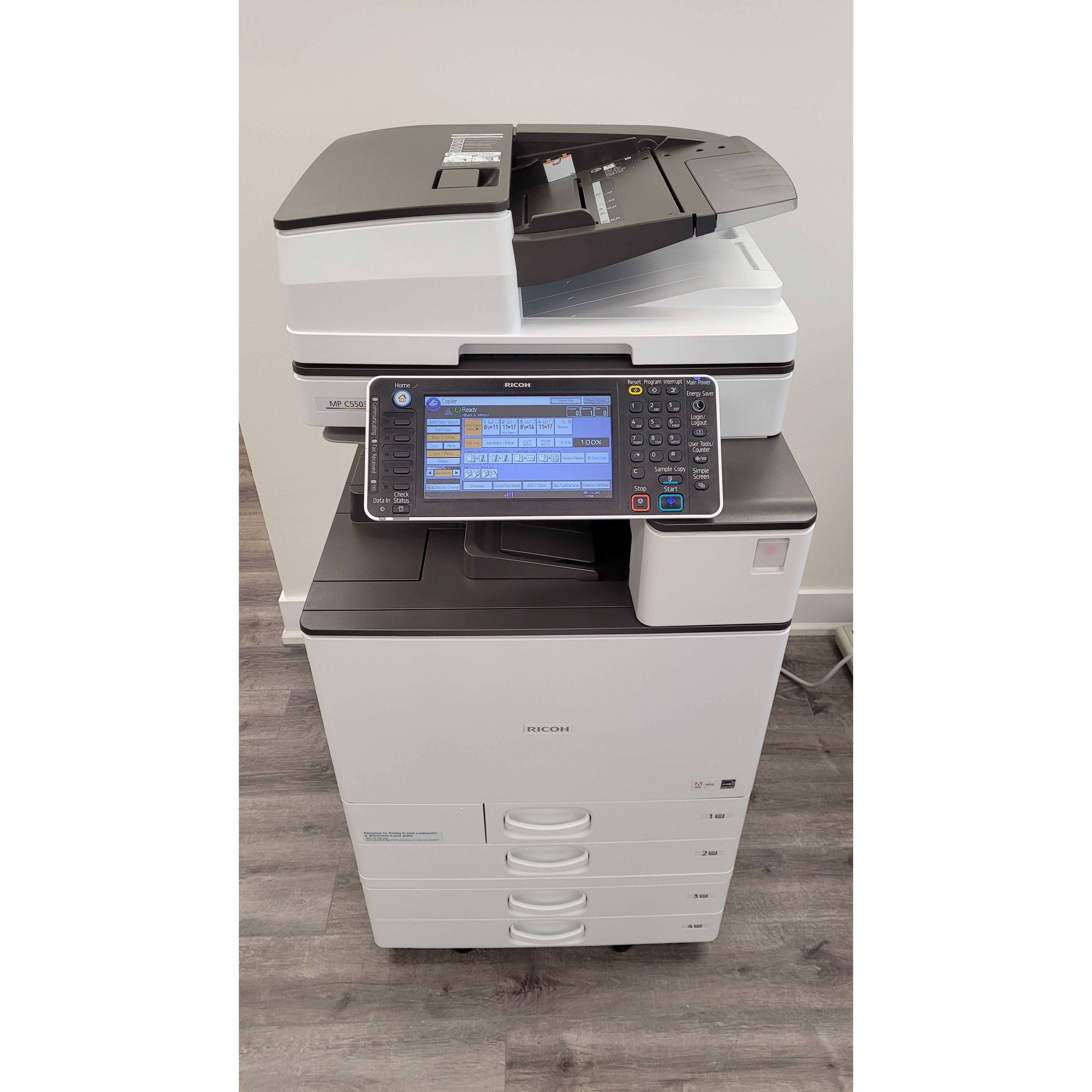 Off-Lease Ricoh MP C5503 Colour Printer Copy/Print/Scan