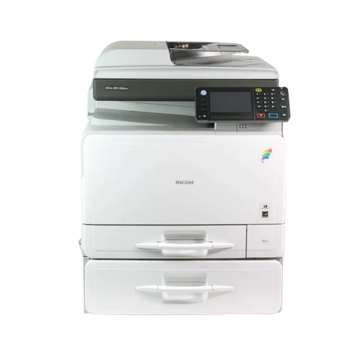 Ricoh MP C305SPF Color Laser Multifunction Desktop Printer ONLY 8K METER