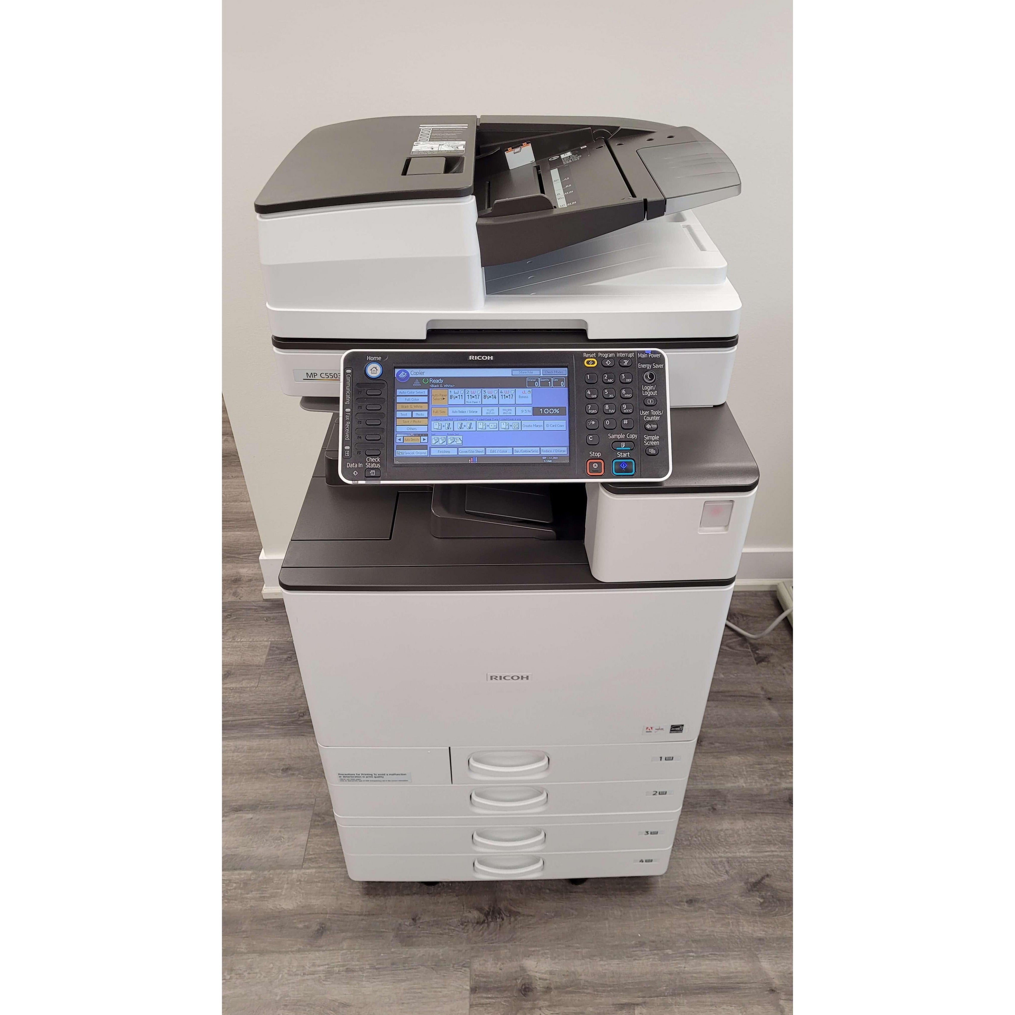 Ricoh MP C4503 Colour Laser Printer Copier Scanner 11x17 Maple ricoh-mp-c4503-colour-laser-printer-copier-scanner-11x17-maple